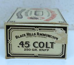 Full Box Black Hills Ammunition .45 Colt 250 gr. RNFP...Cartridges Ammunition...