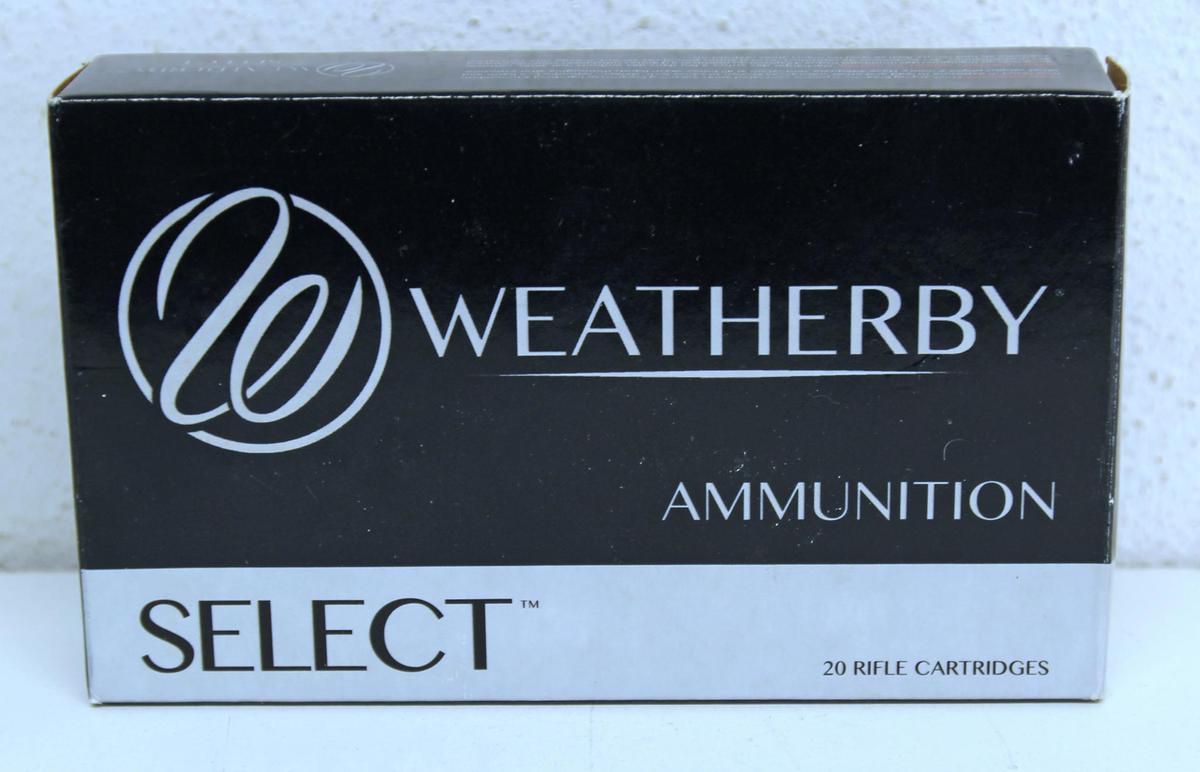 Full Box Weatherby Select .240 Wby Magnum 100 gr. Ultra High Velocity Cartridges Ammunition...