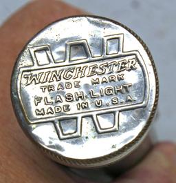 Winchester 2 Cell Flashlight No. 6116 Patented April 8, 1919 and December 14, 1920