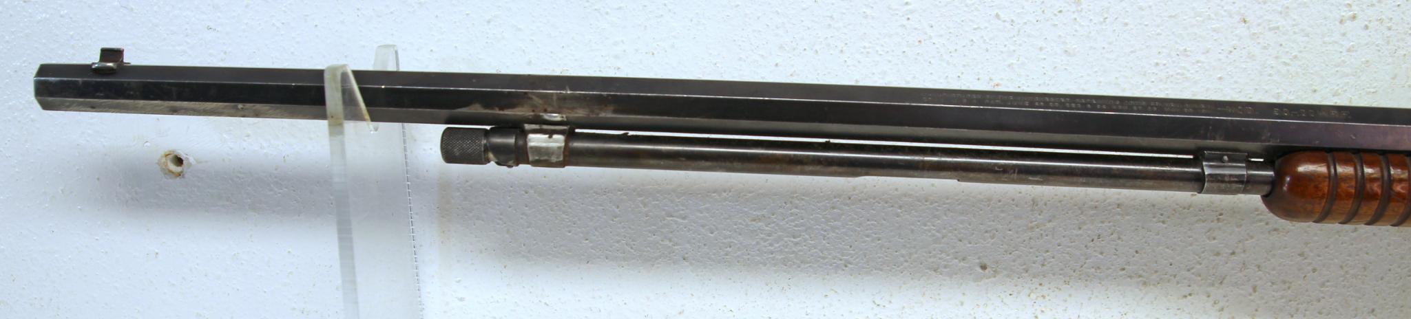 Winchester Model 90 .22 WRF Pump Action Rifle... Repair where the Top Magazine Band attaches to the