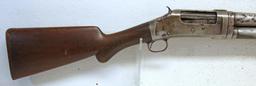 Winchester Model 1897 12 Ga. Pump Action Shotgun... Crack Left Side Wrist of Stock... Poor Finish on