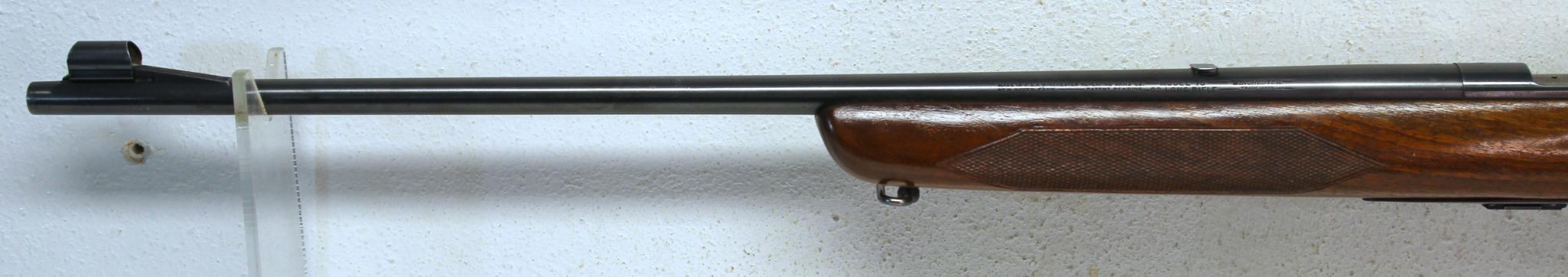 Winchester Model 75 Sporting Deluxe .22 LR Bolt Action Rifle w/Lyman Rear Peep Sight... Checkered Wo