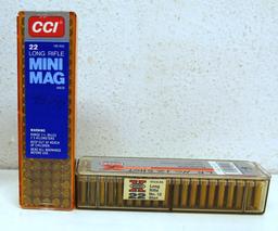 Full Box Winchester Super-X .22 LR #12 Shot, Full 100 Rd Box CCI Mini-Mag .22 LR, Full Box 20 CCI