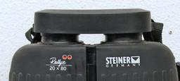 Steiner Rallye 20x80 Germany Binoculars w/Tripod Mount, Excellent Field of View, No End Caps...