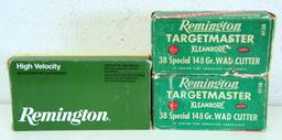 Full Vintage Box & Partial Vintage Box 26 Remington TargetMaster .38 Spl. 148 gr. Waduttter...and Fu