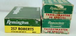 Full Vintage Box & Partial Vintage Box 26 Remington TargetMaster .38 Spl. 148 gr. Waduttter...and Fu