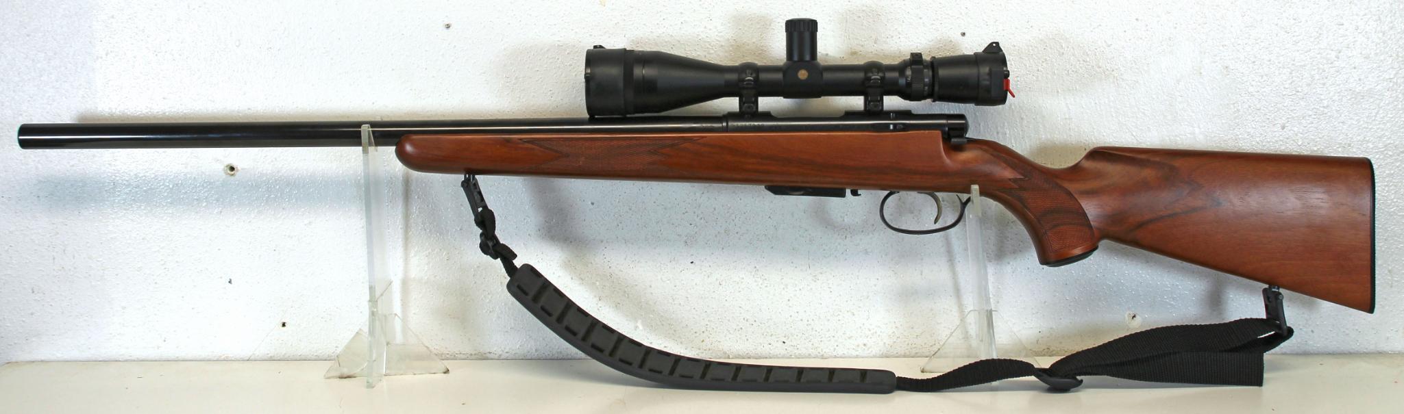 J.G. Anschutz Model 1532 .222 Rem. Clip Fed Bolt Action Rifle with Leupold Scope 24" Heavy Target