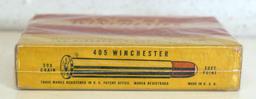 Full Vintage Box Winchester .405 Winchester 200 gr. SP Cartridges Ammunition for Winchester Model 95