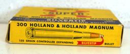 Full Box Western Super X .300 Holland & Holland Magnum 150 gr. SilverTip Cartridges Ammunition...