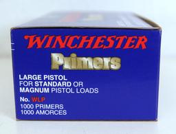 Full Brick (1,000) Winchester Large Pistol Primers for Standard or Magnum Pistol Loads No. WLP for