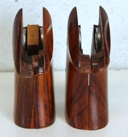 2 Pairs Smith & Wesson Large Revolver Wooden Grips...