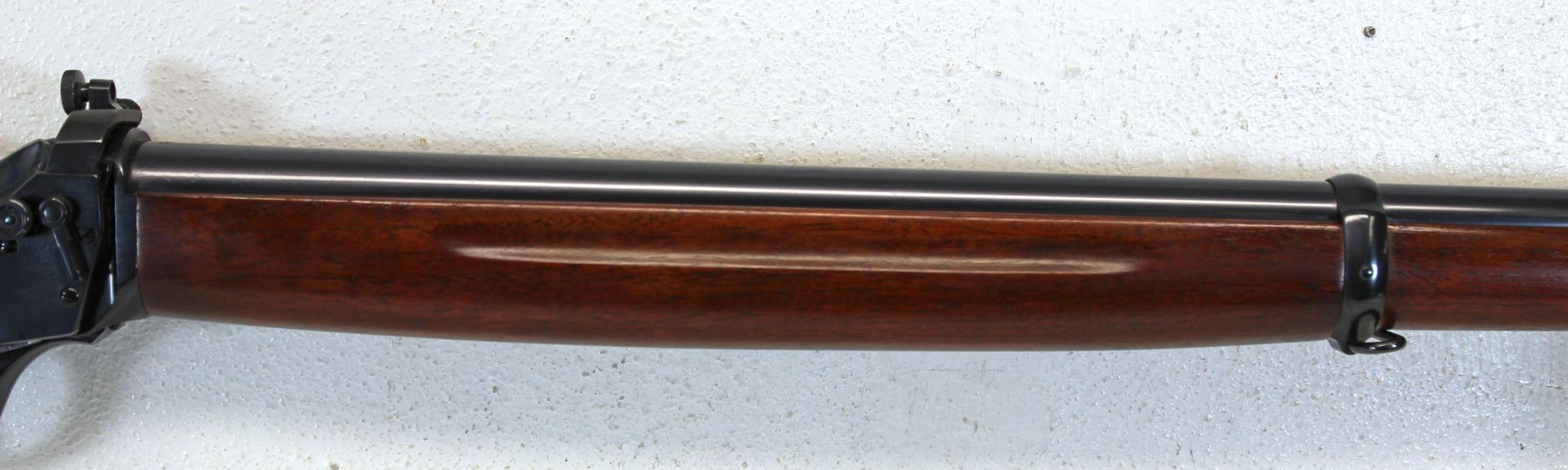 U.S. Winchester Winder Musket .22 Short Single Shot Rifle with Correct Lyman Sight Restored Finish..