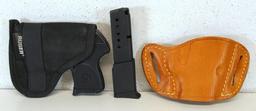 Ruger LCP .380 Auto Semi-Auto Pistol Regular & High Capacity Clip Ruger Nylon Holster and Bulldog