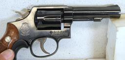 Smith & Wesson Model 10-6 .38 S&W Special Double Action Revolver 4" Barrel... Grip Extension that