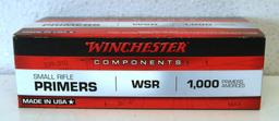 Full Box 1,000 Winchester Small Rifle Primers WSR for Reloading...