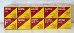 10 Full Vintage Boxes Squires Bingham .22 LR 40 gr. High Velocity Cartridges Ammunition...