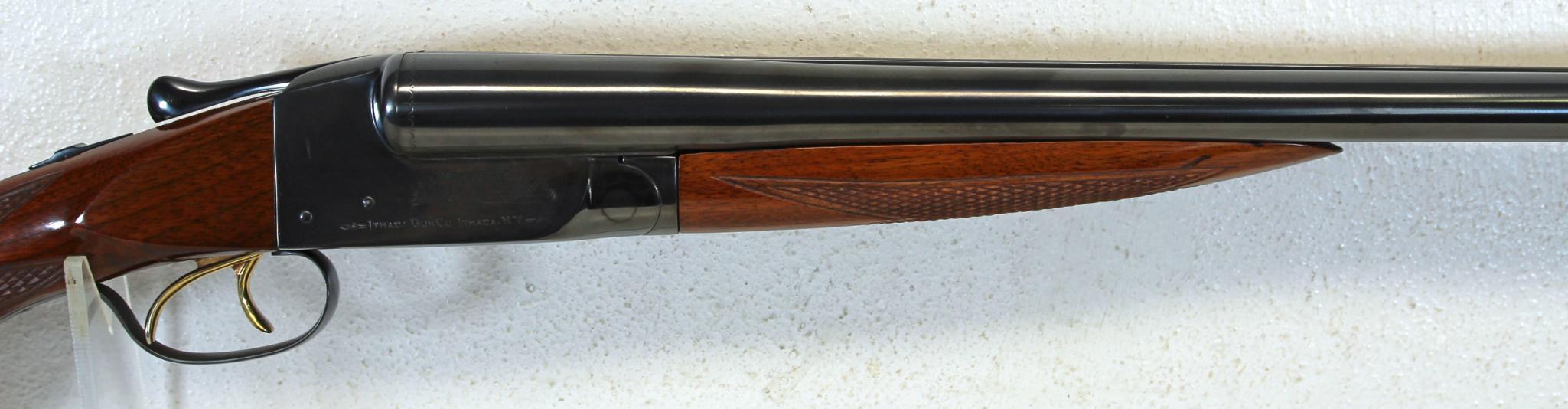 Ithaca 12 Ga. Side by Side Shotgun 30" Solid Rib Barrels... Stock has been broke and glued......