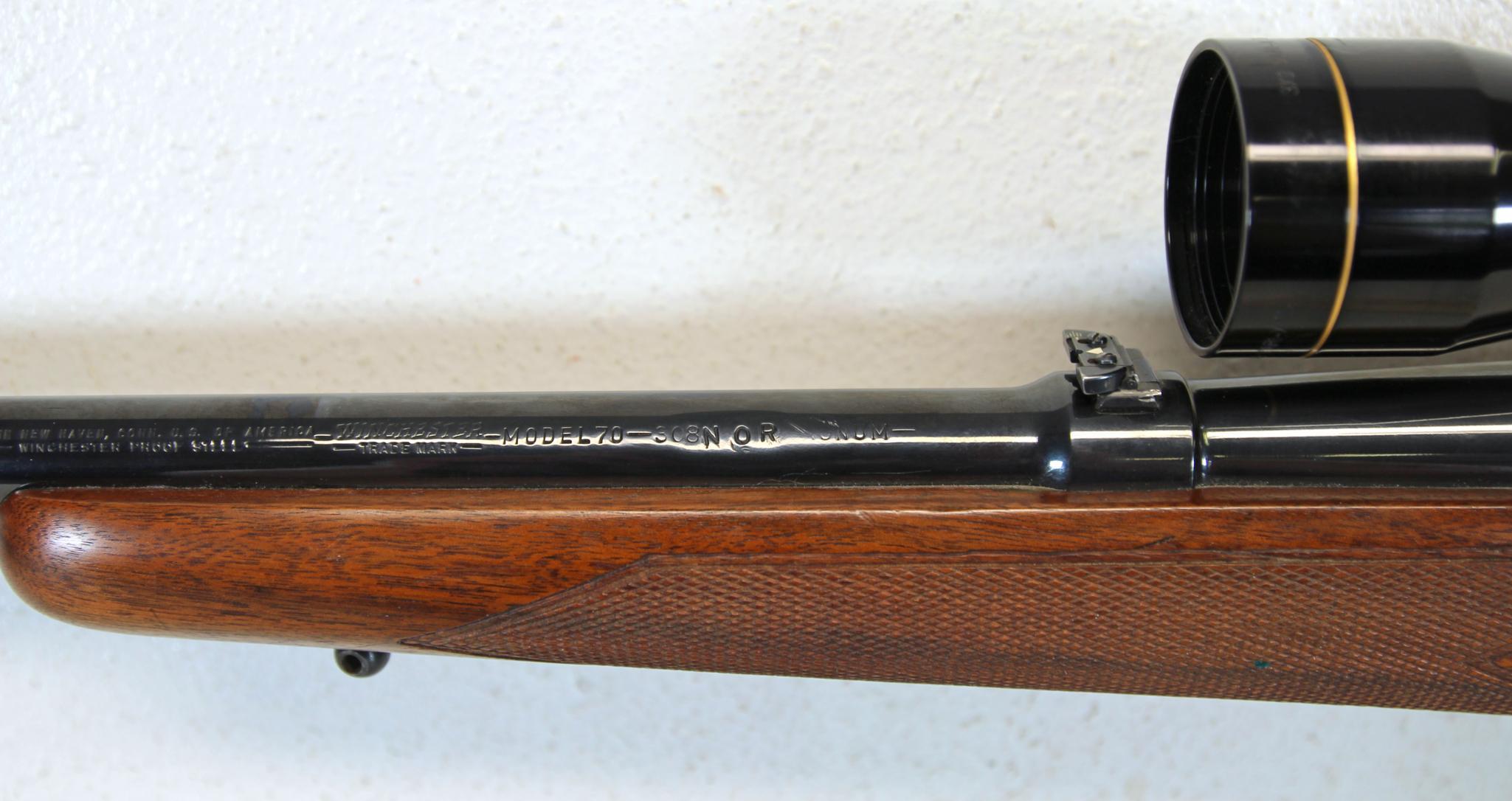 Winchester Pre-64 Model 70 .308 Norma Magnum Bolt Action Rifle w/Leupold 3x9 Vari-XII Scope The