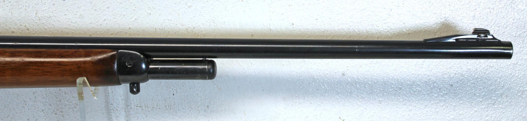 Winchester Model 71 .348 WCF Lever Action Rifle Under Left Side Wrist of Stock by Receiver is Small