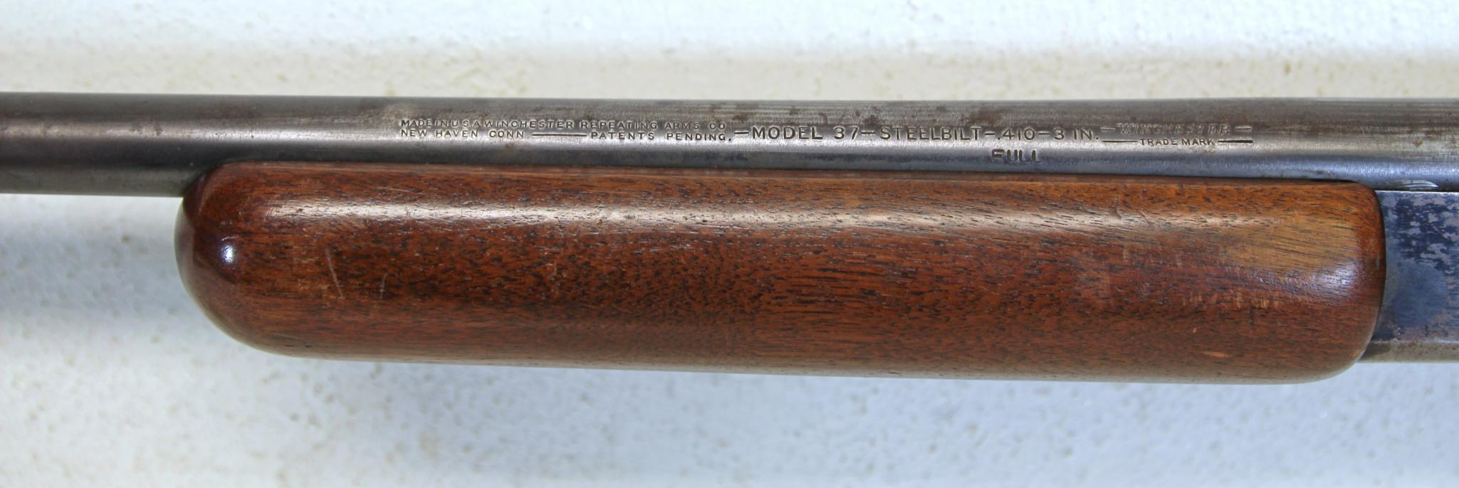 Winchester Model 37 .410 Ga. Single Shot Shotgun 26" Plain Barrel... 3" Chamber... Full Choke... Car