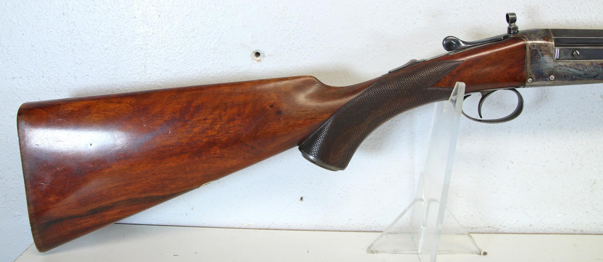 W.J. Jeffery & Co. LTD English Rook Gun .297/.250 Rook Single Shot Rifle Top of Barrel Tapped for