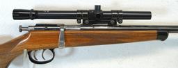 J.G. Anschutz .22 LR Double Set Trigger Single Shot Bolt Action Rifle w/German Lisenfeld...4x15 Scop