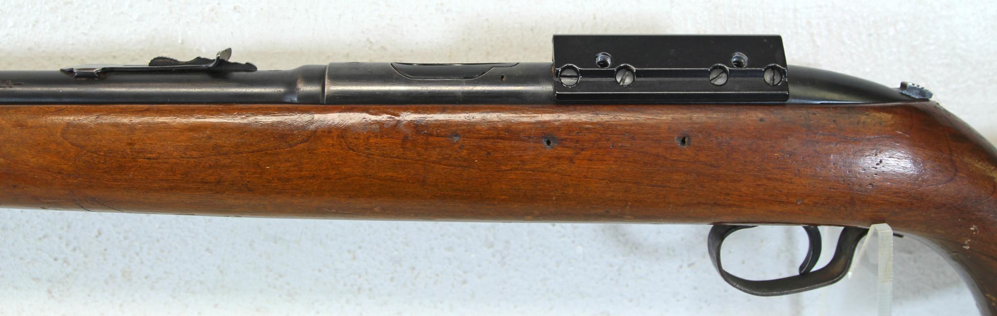 Winchester Model 55 .22 S,L,LR Single Shot Rifle Side Plate Mounted for Scope... Holes In Stock & En