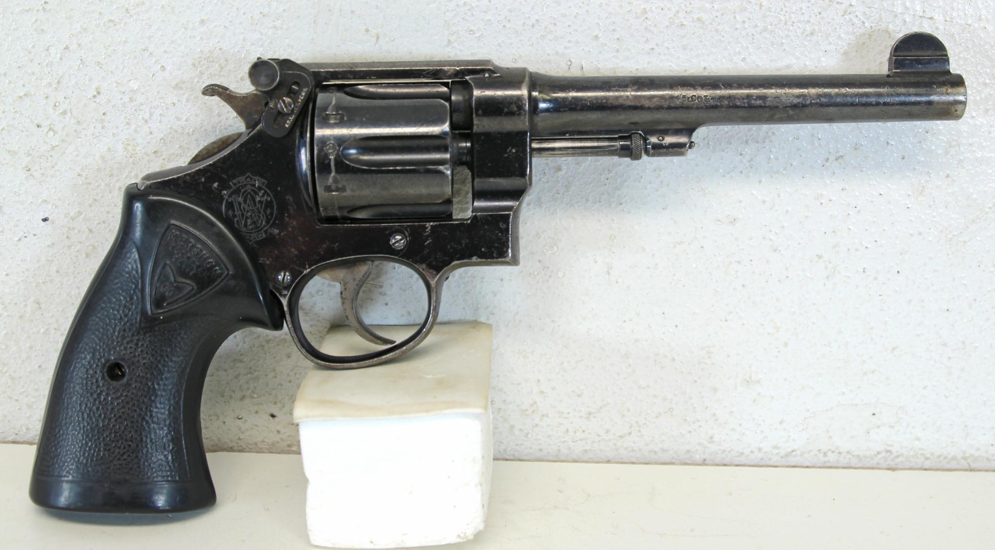 Smith & Wesson 1917 Lend Lease .45 Colt or .45 ACP with Moon Clips Double Action Revolver Not