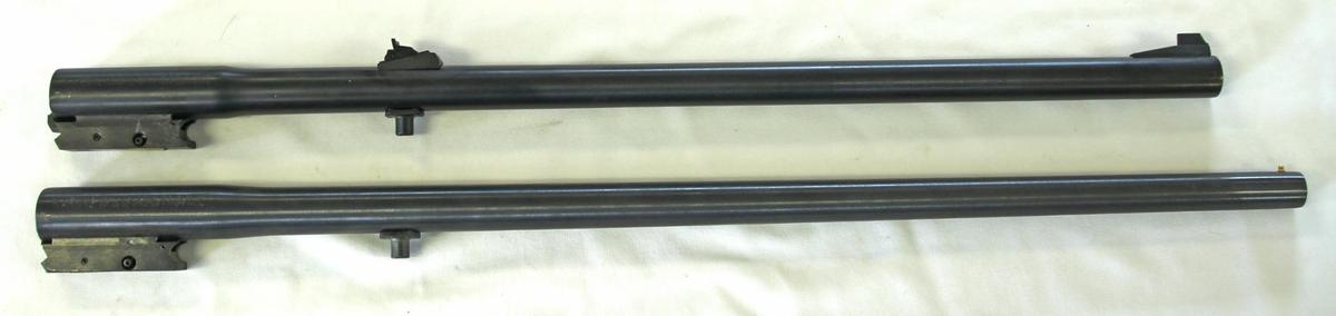 2 Different Shotgun Barrels - H&R Tracker II 12 Ga. 3" Chamber Rifled Bore, New England Pardner