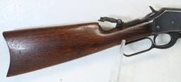 Stevens High Power 425 .35 Rem. Lever Action Rifle Old Marbles Rear Peep Sight... Top of Barrel &