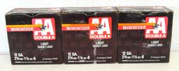 3 Full Boxes Winchester AA Light Target Load 12 Ga. Shotgun Shells Ammunition for Nebraska Game and