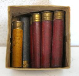 Partial Vintage Box of 16 Peters High Velocity .410 Ga. 3" Shotshells Ammunition and Old Two Piece