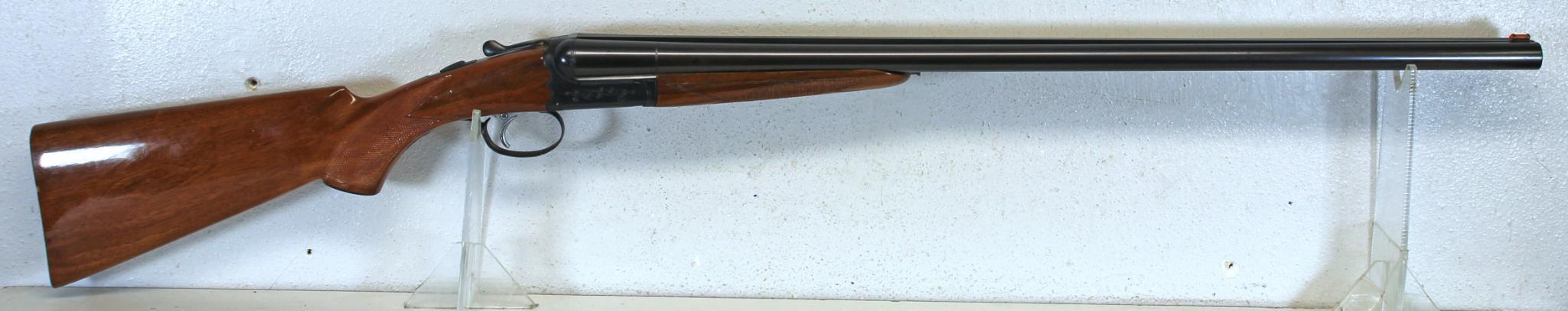 Ithaca Model 100 12 Ga. Side by Side Shotgun... 28" Solid Rib Barrels... 2 3/4" Chamber... Missing B