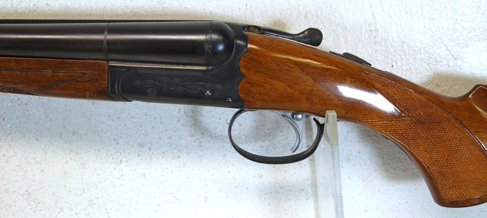 Ithaca Model 100 12 Ga. Side by Side Shotgun... 28" Solid Rib Barrels... 2 3/4" Chamber... Missing B