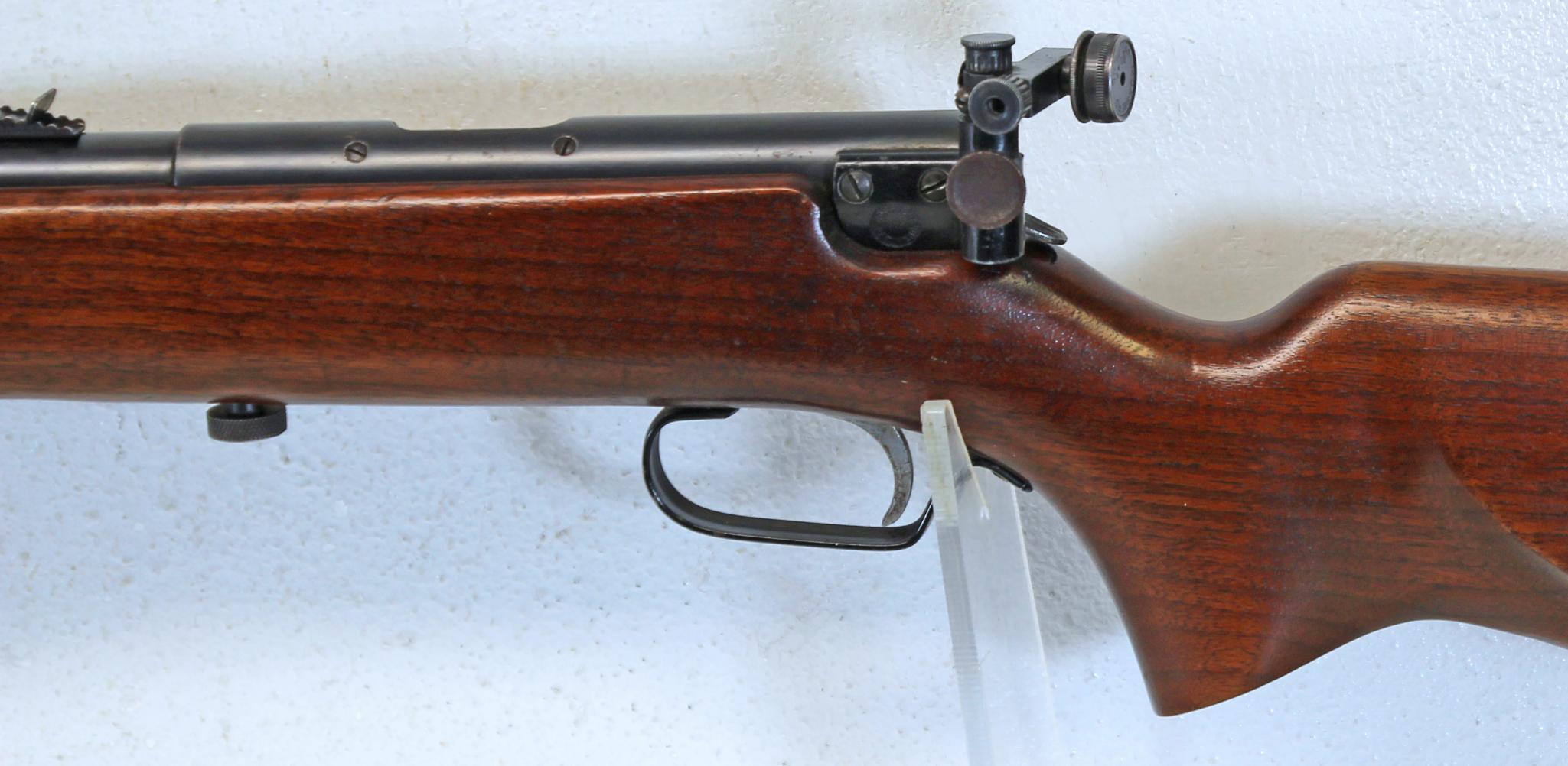 O.F. Mossberg and Sons Model No. 46A .22 S,L,LR Bolt Action...Rifle w/Mossberg...No. 4A Peep Sight