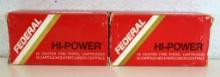 2 Full Boxes Federal Hi-Power .32 H&R Magnum 85 gr. JHP Cartridges Ammunition...