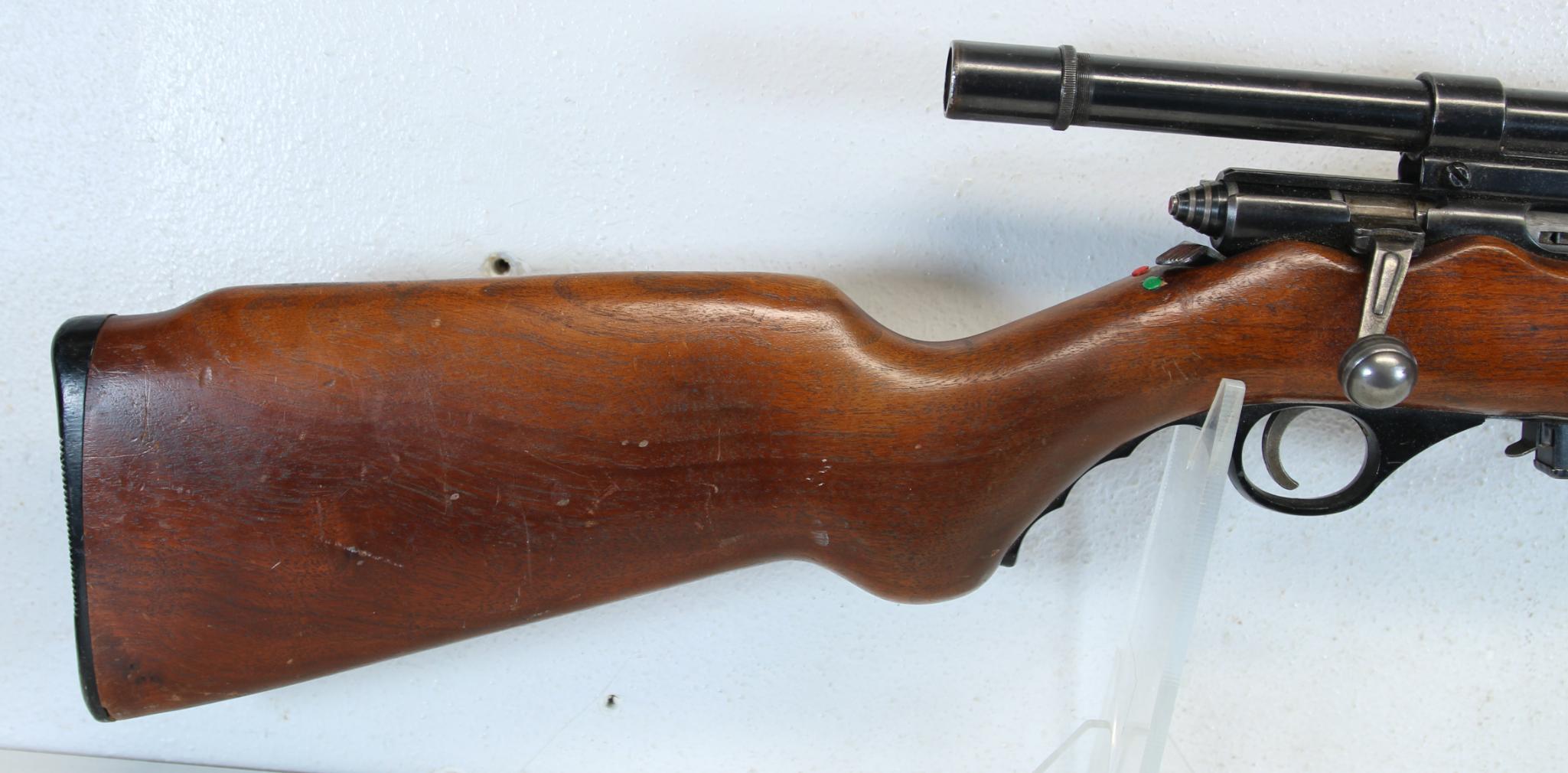 O.F. Mossberg Model 142-A .22 S,L,LR Bolt Action Clip Fed Rifle w/Weaver G4 Scope SN#NSN...