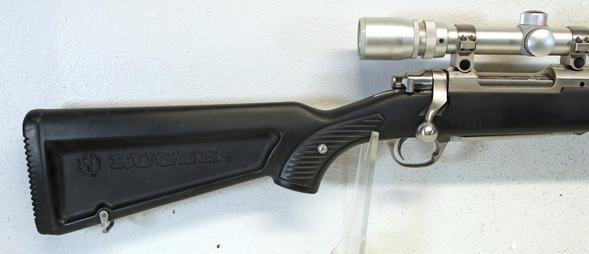Ruger Model M77 Mark II 7.62x39 Bolt Action Paddlestock Rifle w/Bushnell Sportview Scope Stainless