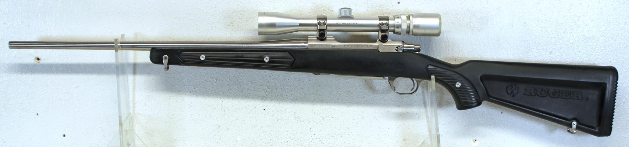 Ruger Model M77 Mark II 7.62x39 Bolt Action Paddlestock Rifle w/Bushnell Sportview Scope Stainless