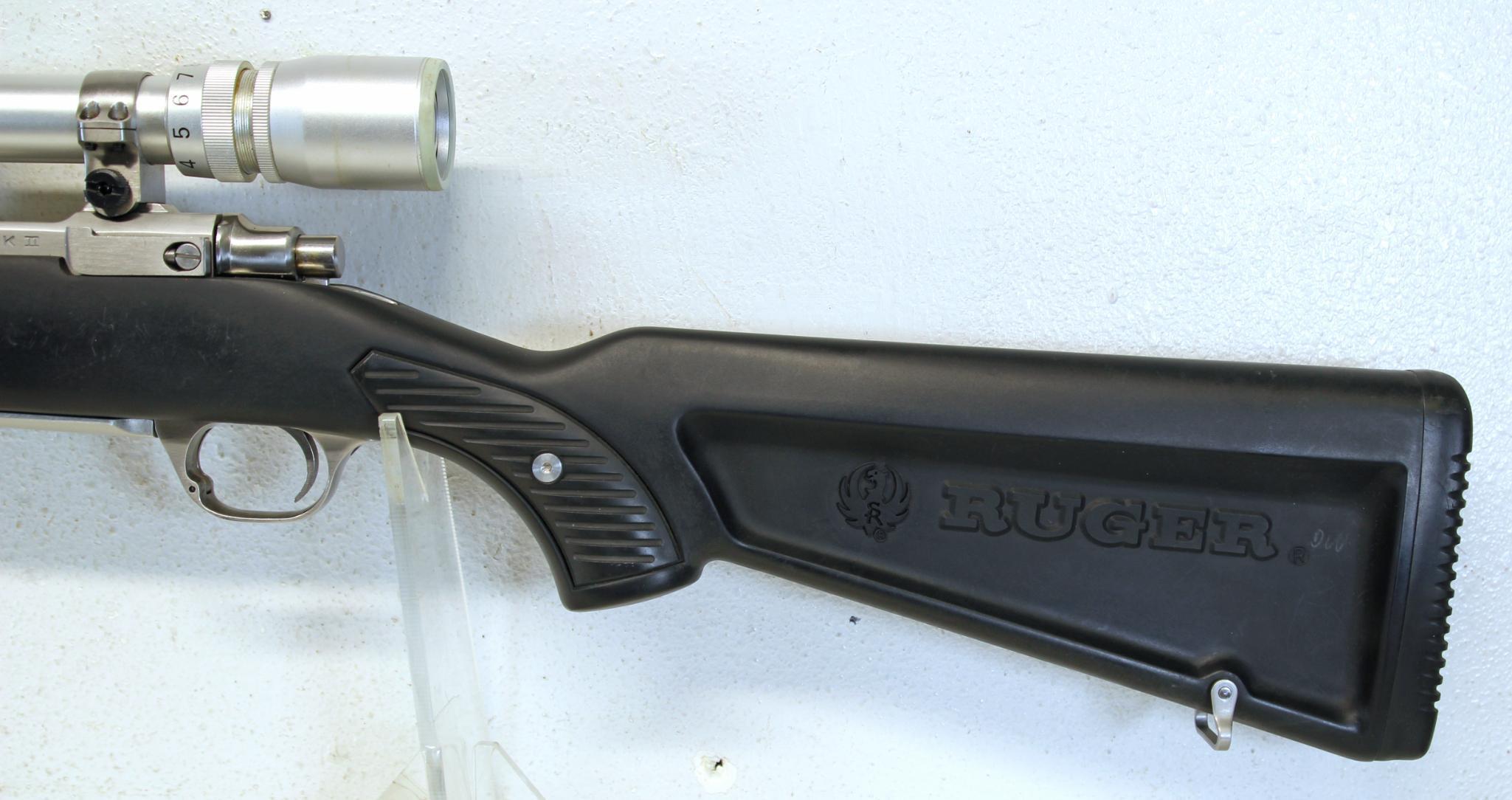 Ruger Model M77 Mark II 7.62x39 Bolt Action Paddlestock Rifle w/Bushnell Sportview Scope Stainless