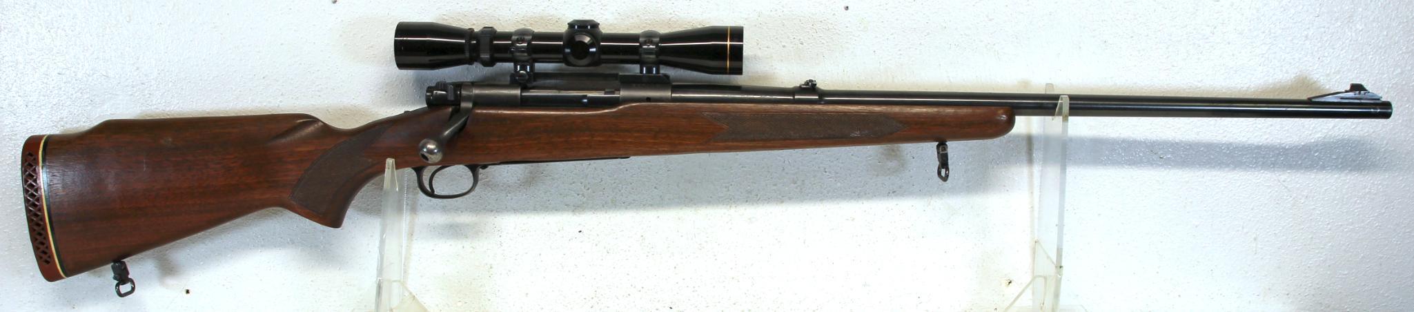 Winchester Pre-64 Model 70 .300 Win Mag Bolt Action Rifle w/Leupold 2x7 Vari-XII Scope Chckered