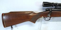 Winchester Pre-64 Model 70 .300 Win Mag Bolt Action Rifle w/Leupold 2x7 Vari-XII Scope Chckered