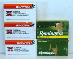 3 Full Boxes Winchester and 2 Full Boxes Remington 7 mm Rem Mag Cartridges Ammunition...