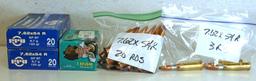 2 Full Boxes PPU 7.62x54R 150 gr. SP BT and Full Box Brown Bear 7.62x54R 203 gr. SP and 23 other