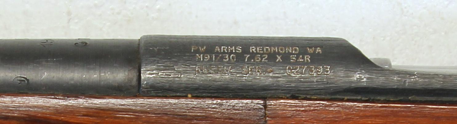 Mosin Nagant M91/30 7.62x54R Bolt Action Rifle w/Bayonet SN#027393