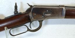 Winchester Model 1892 .44 WCF Lever Action Rifle Lyman Rear Tang Sight 24" Round Barrel Mfd. 1908