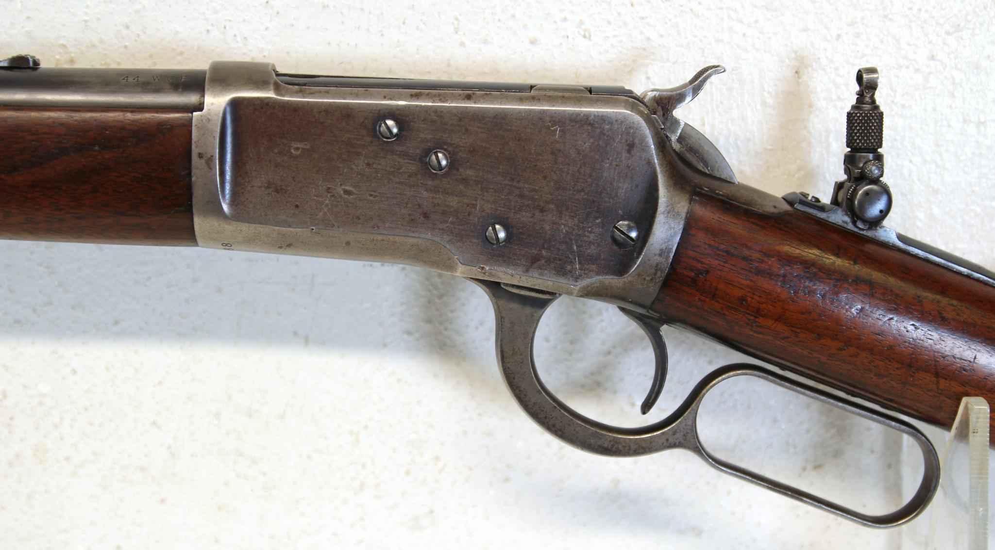 Winchester Model 1892 .44 WCF Lever Action Rifle Lyman Rear Tang Sight 24" Round Barrel Mfd. 1908