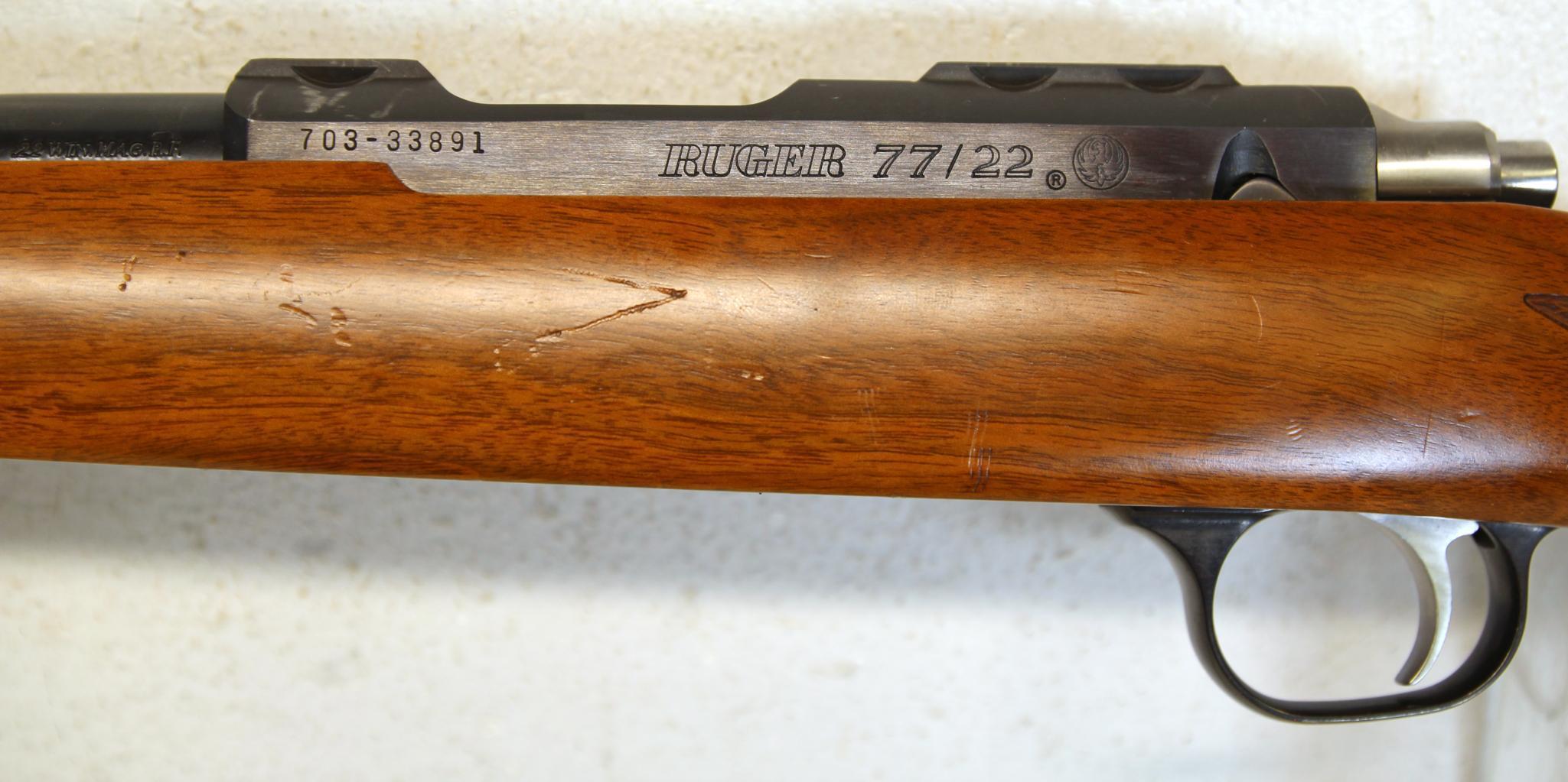 Ruger Model 77/22 .22 Win Mag Clip Fed Bolt Action Rifle SN#703-33891