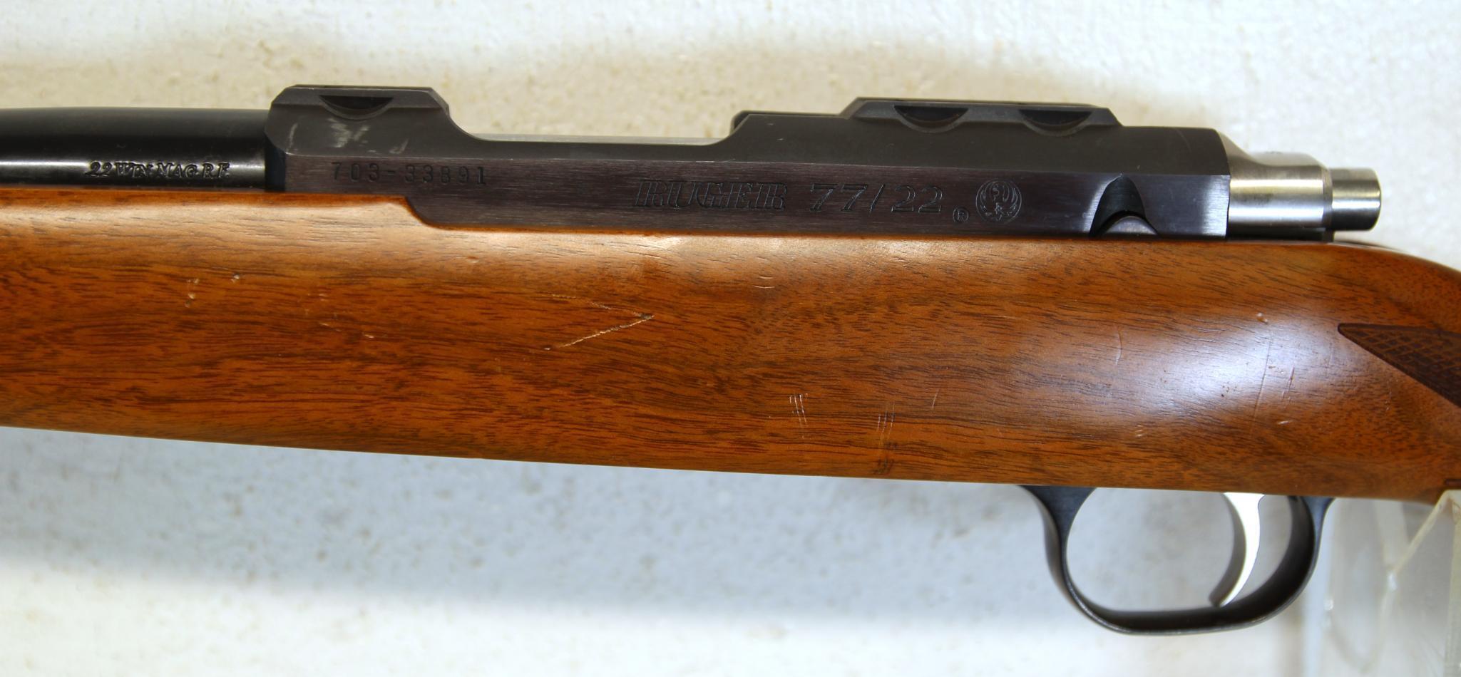 Ruger Model 77/22 .22 Win Mag Clip Fed Bolt Action Rifle SN#703-33891