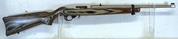 Ruger Model 10/22 Carbine .22 LR Stainless Semi-Auto Rifle Laminate Stock Lightly Used